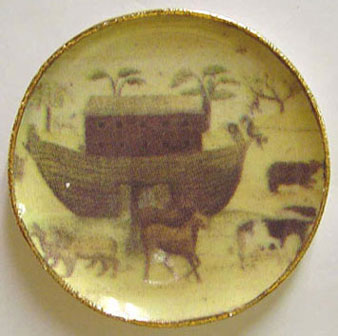 BYBCDD237 - Yellow Noah&#39;S Ark Platter