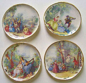 BYBCDD252 - 4 Bright Romance Platters