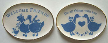 BYBCDD40 - 2 Country Duck Platters
