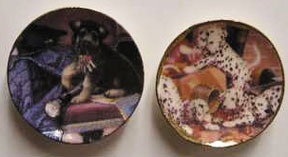 BYBCDD472 - Fire House &amp; Police Dog Plates