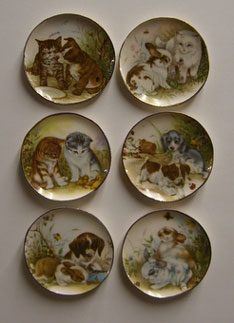 BYBCDD505 - Kittens, Puppies &amp; Bunnies Platters