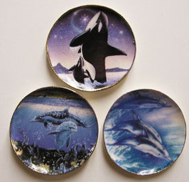 BYBCDD536 - 3 Large Fish Platters