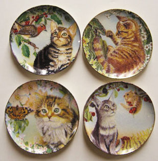 BYBCDD545-2 - 4 Cats Playing