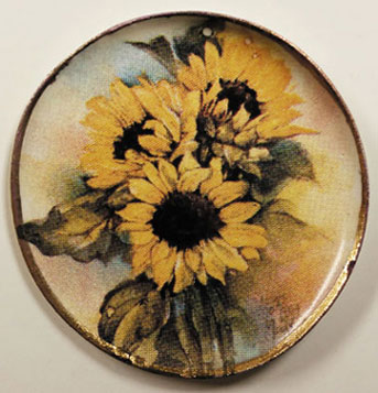 BYBCDD637 - Sunflower Platter