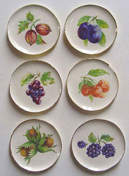BYBCDD68 - 6 Soft Fruit Plates