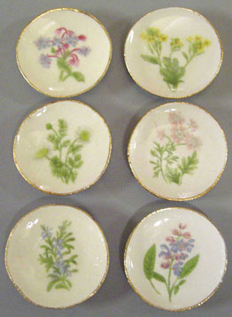 BYBCDD78 - 6 Herb Plates