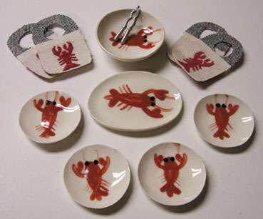 BYBCER106L - Lobster Dinner Set