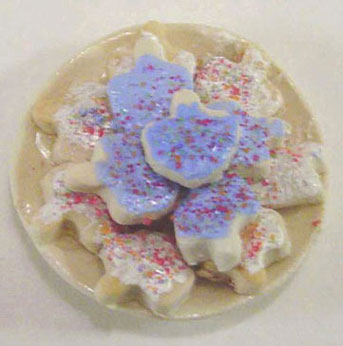 BYBJC13A - Plate Of Dreidel Cookies