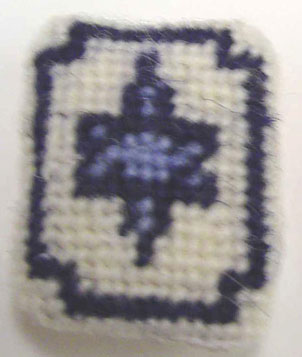 BYBJH16 - Star Needlepoint Pillow