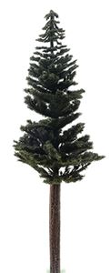 CA0571 - Lodgepole Pine Tree on Spike, 12 Inch Tall