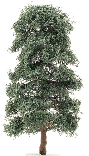 CA3535 - Dark Green Oak Tree on Spike, 8 Inches