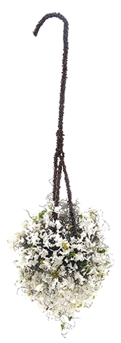 CAHBS12 - .Hanging Basket: White, Small