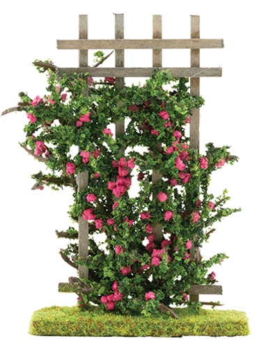 CARTHP - Rose Trellis, Hot Pink