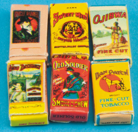 CAR1320 - Tobacco Box, Old Look,5/8 H, 6 Asst