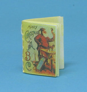CAR1645 - Merry Christmas ABC&#39;s, Readable Book, Antique Reproduction