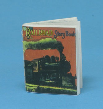 CAR1649 - Trains, Readable Book, Antique Repro