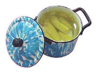 CAR0044F - Corn On Cob/Flow Blue Kettle