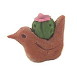 CAR0754 - Bird Planter with Cactus Assorted