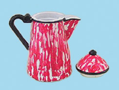 CAR0860 - Coffee Pot Flow Red