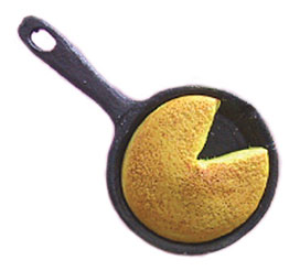 CAR0978 - Skillet Cornbread In Pan