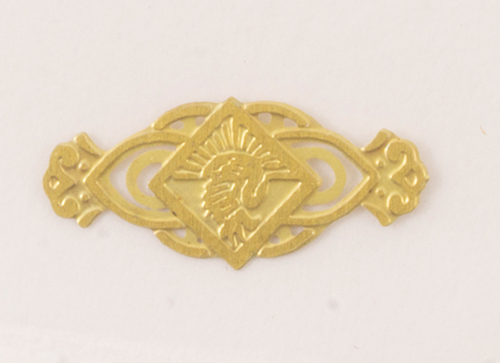 CAT17B - Brass Ladies Shawl Or Lace Pin
