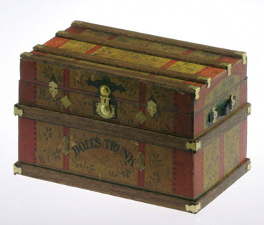 CATCPT104 - Lithograph Wooden Trunk Kit, Dolls Trunk