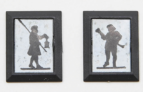 CB135 - Town Crier/Lamplighter Silhouettes