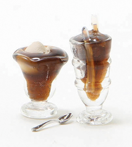 CB142 - Soda &amp; Sundae In Glass Dishes