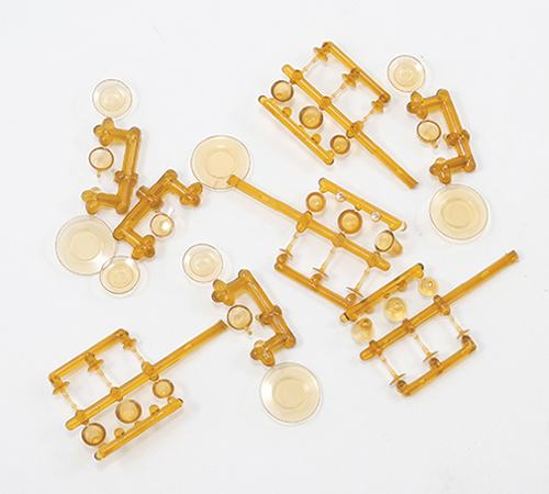 CB99/110A - 4 Place Amber Dishes/Stemware, Kit, 24 pc