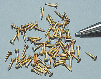 CK1021 - 1/8 Brass Brads, Approx 300