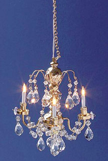 CK3019 - Renaissance 3Up-Arm Crystal Chandelier