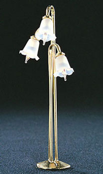 CK4305 - 3 Tulip Shade Arched Floor Lamp
