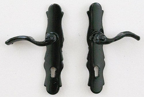 CLA05581 - French Door(Lever) Handle, 1Pr, Pewter