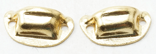CLA05590 - Victorian Drawer Pull, Brass, 4/Pk
