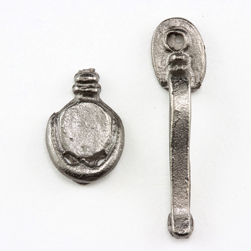 CLA05603 - Door Handle &amp; Knocker, Pewter, 1/Pair