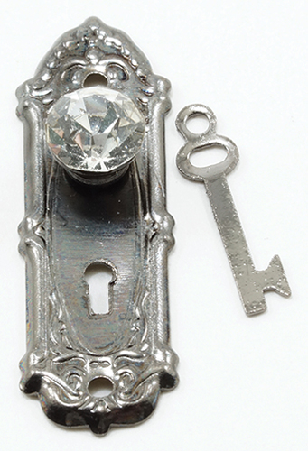 CLA05698 - Crystal Opryland Knob, Pewter, 2Pk