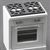 CLA08513 - Modern Stove, White, NEW DESIGN