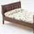 CLA10448 - Sleigh Bed, Walnut  ()