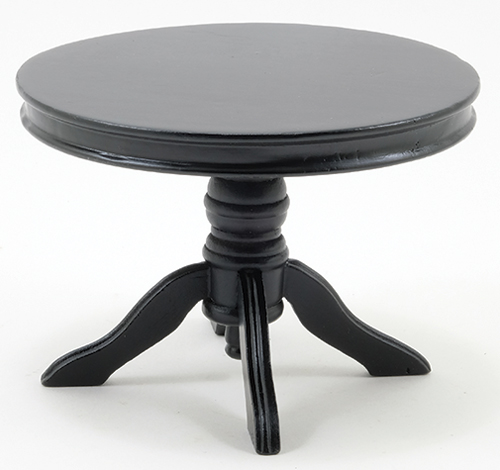 CLA10927 - Round Pedestal Table, Black