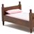 CLA12033 - Single Bed, Walnut  ()