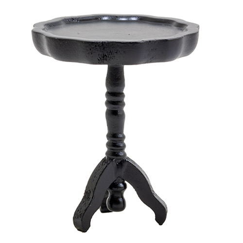 CLA12043 - Pie Crust Table, Black  ()