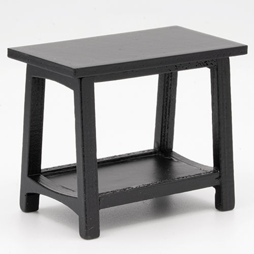 CLA12062 - Rectangular Side Table, Black
