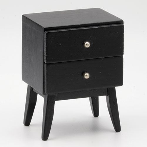 CLA12066 - 2 Drawer Stand, Black