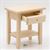 CLA12074 - Night Stand, Unfinished