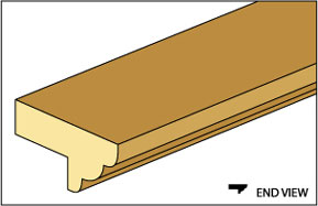 CLA77048 - Chair Molding, 1/4 X 1/8 X 24