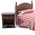 CLA91608 - Single Bed And Night Stand, Walnut