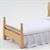 CLA91645 - Bed & Night Stand, Oak