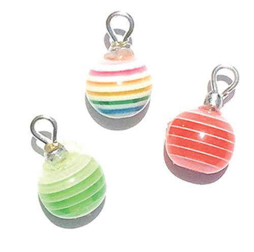 CLD2112 - Striped Ornament, 3pc