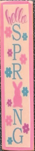 CLD921 - Porch Board - Hello Spring