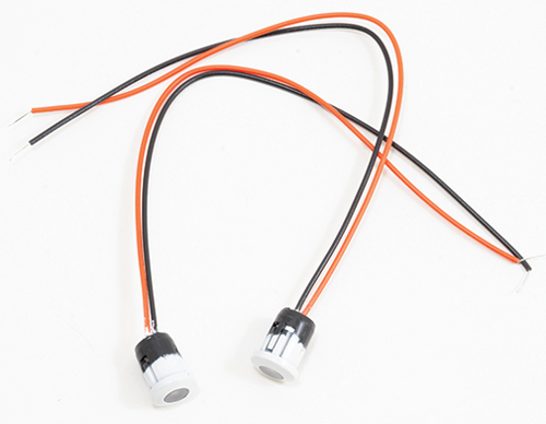 CRS104P - 5mm Can Light Pure White 2 Pack 12 Volt DC or 9 Volt Battery